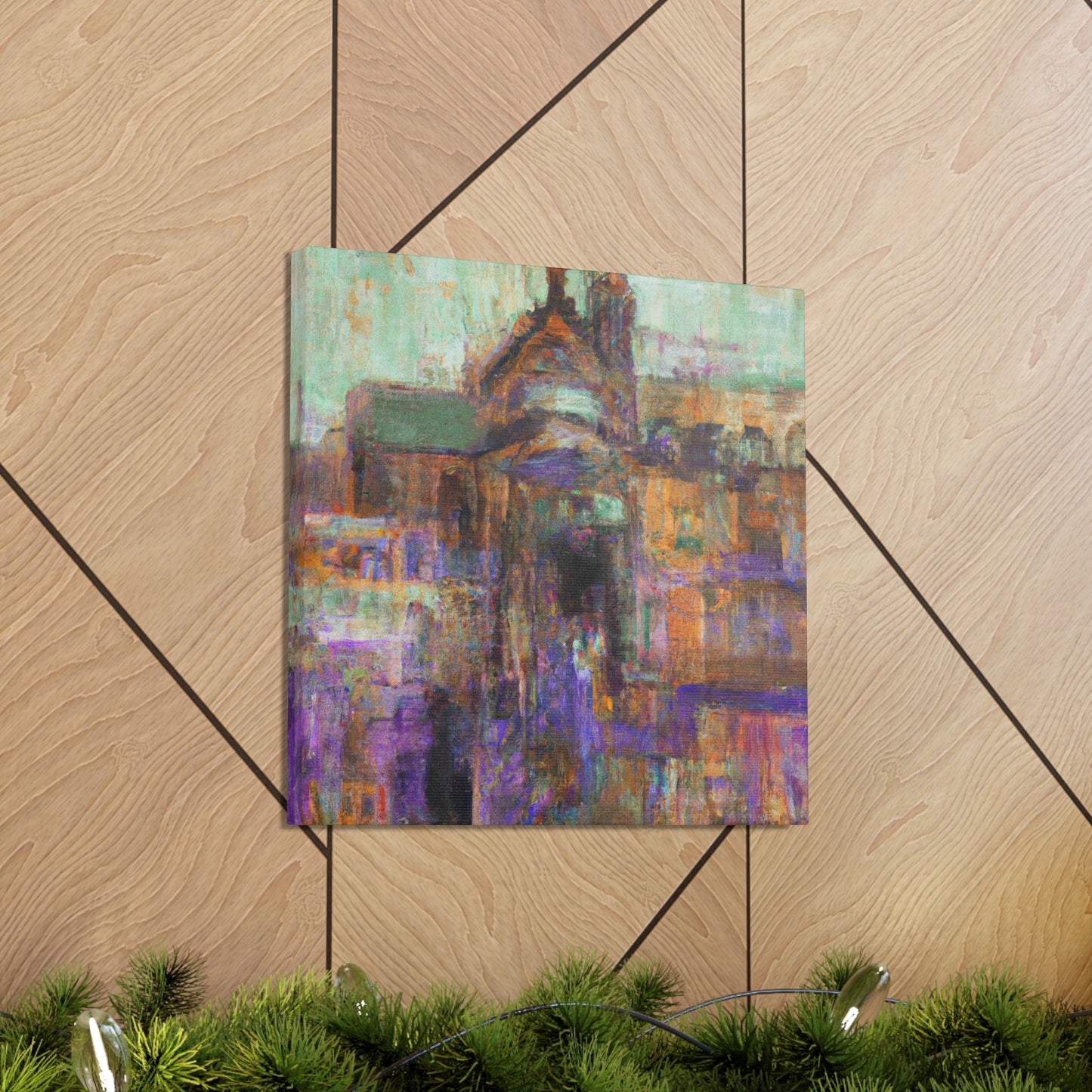 "Art Deco Majesty" - Canvas