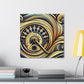 Whirling Symphony of Elegance - Canvas