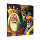 Three Wise Men Dawn - Canvas