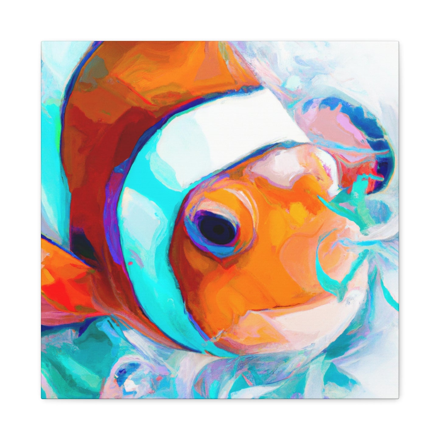 "Clownfish under Moonlight". - Canvas