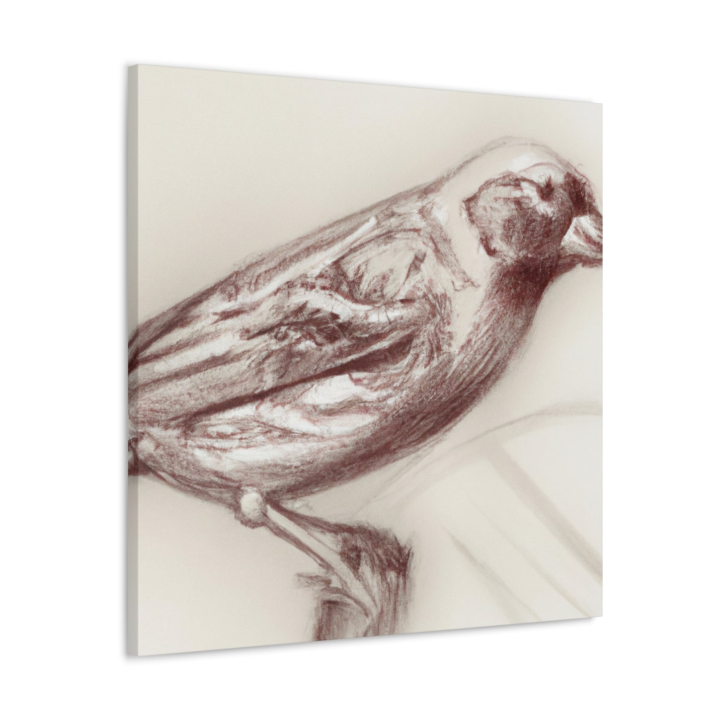 House Finch in Abstraction - Canvas