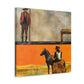 Cowboy on Fence Dream - Canvas