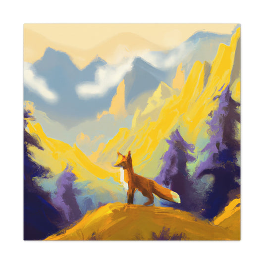 Fox in the Meadow - Canvas