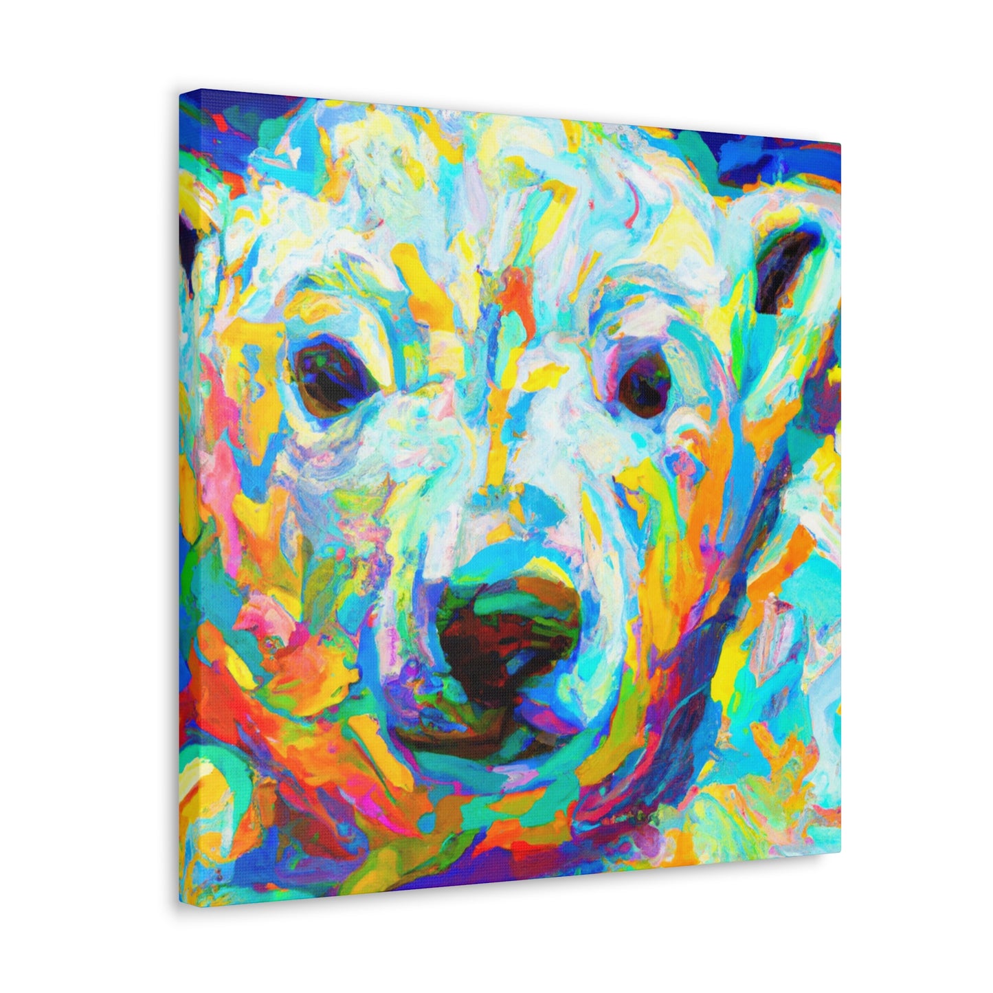 Polar Bear in Fauve - Canvas