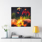 Campfire Embers Glowing - Canvas