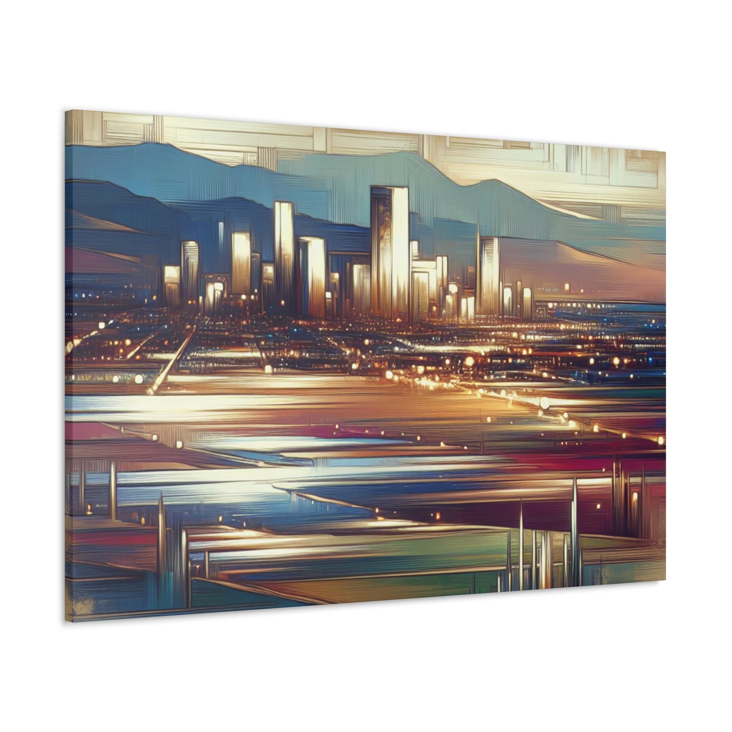 "Phoenix's Arid Splendor" - Canvas