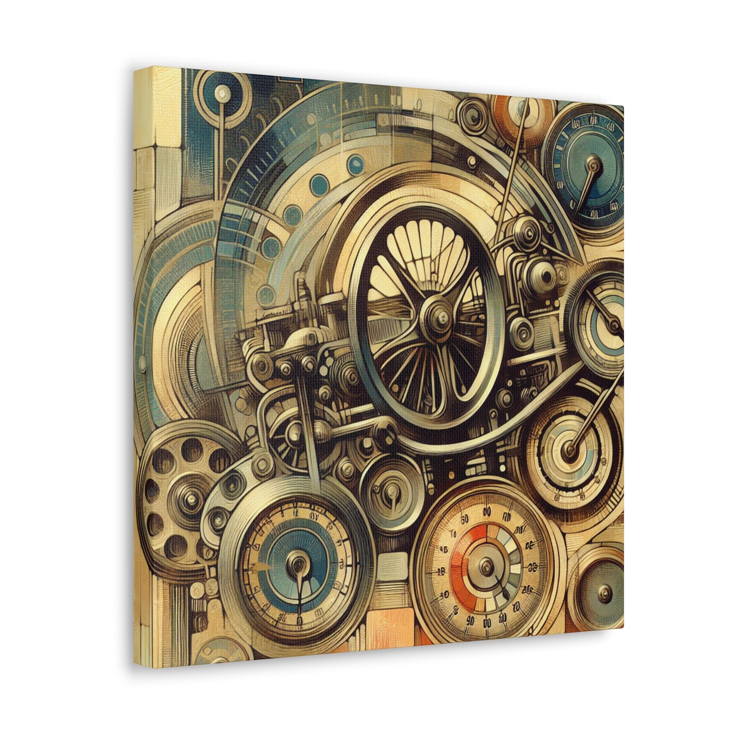 "Whirling Gauges of Velocity" - Canvas