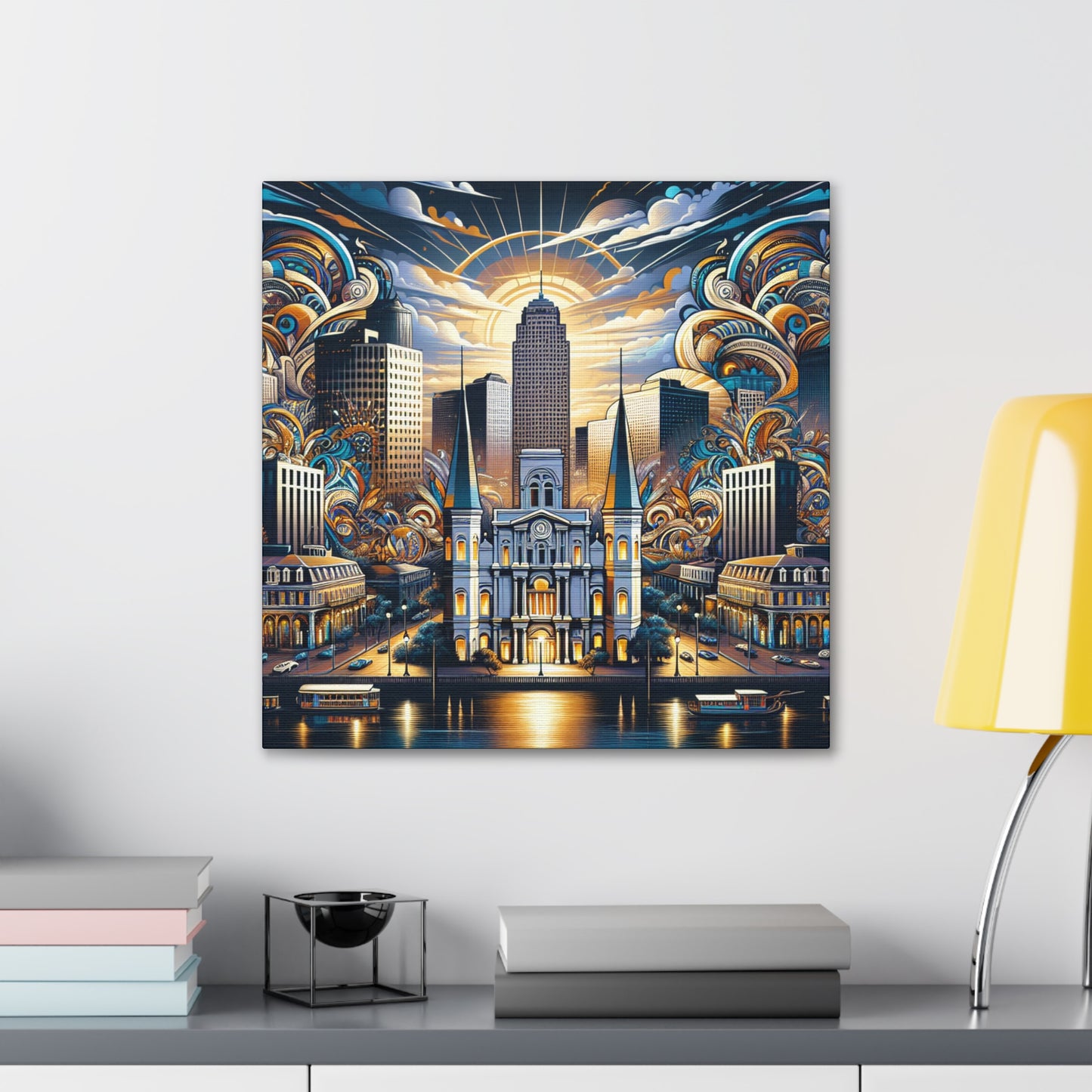 Jazzed City Revelry - Canvas