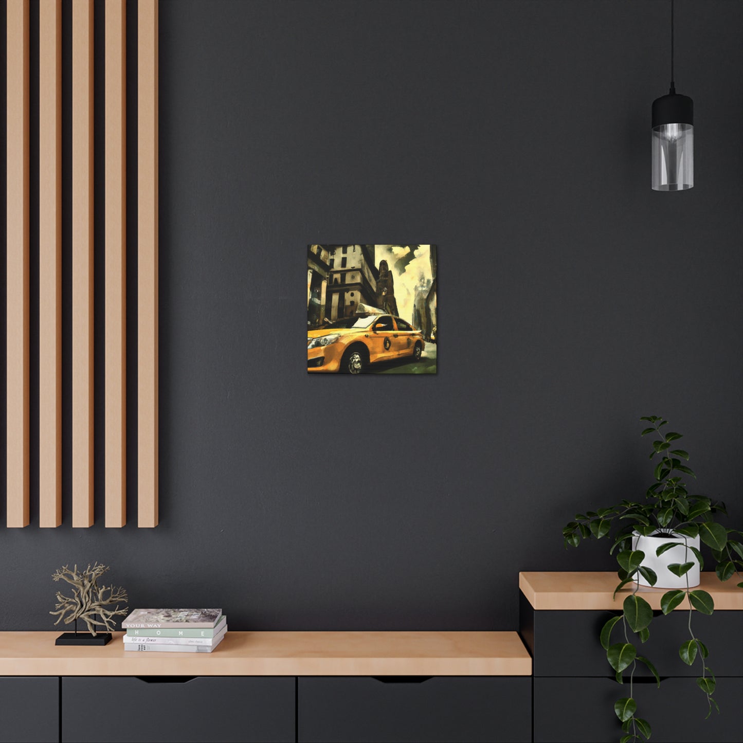 Taxi in the Night - Canvas