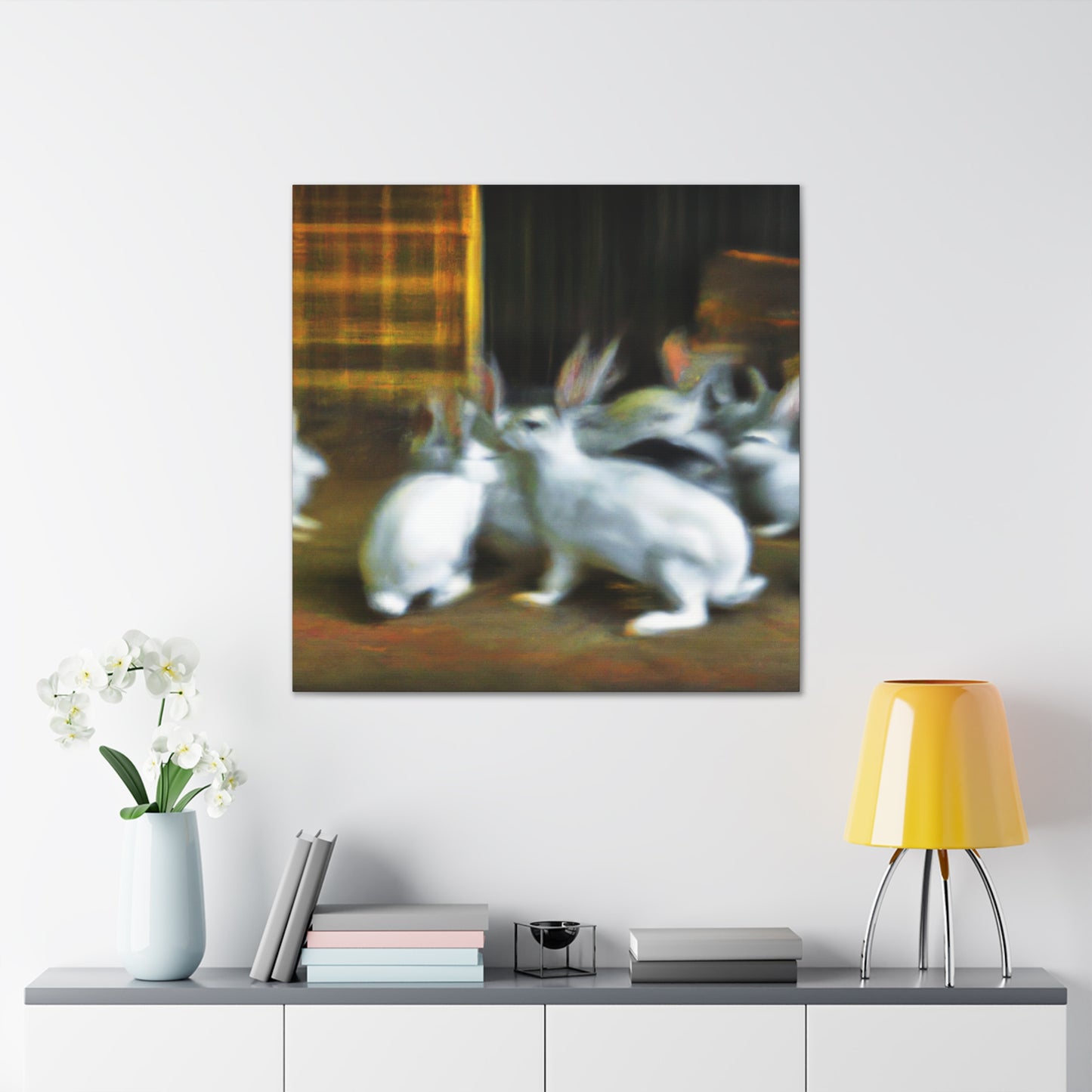 Rabbit in Realism - Canvas