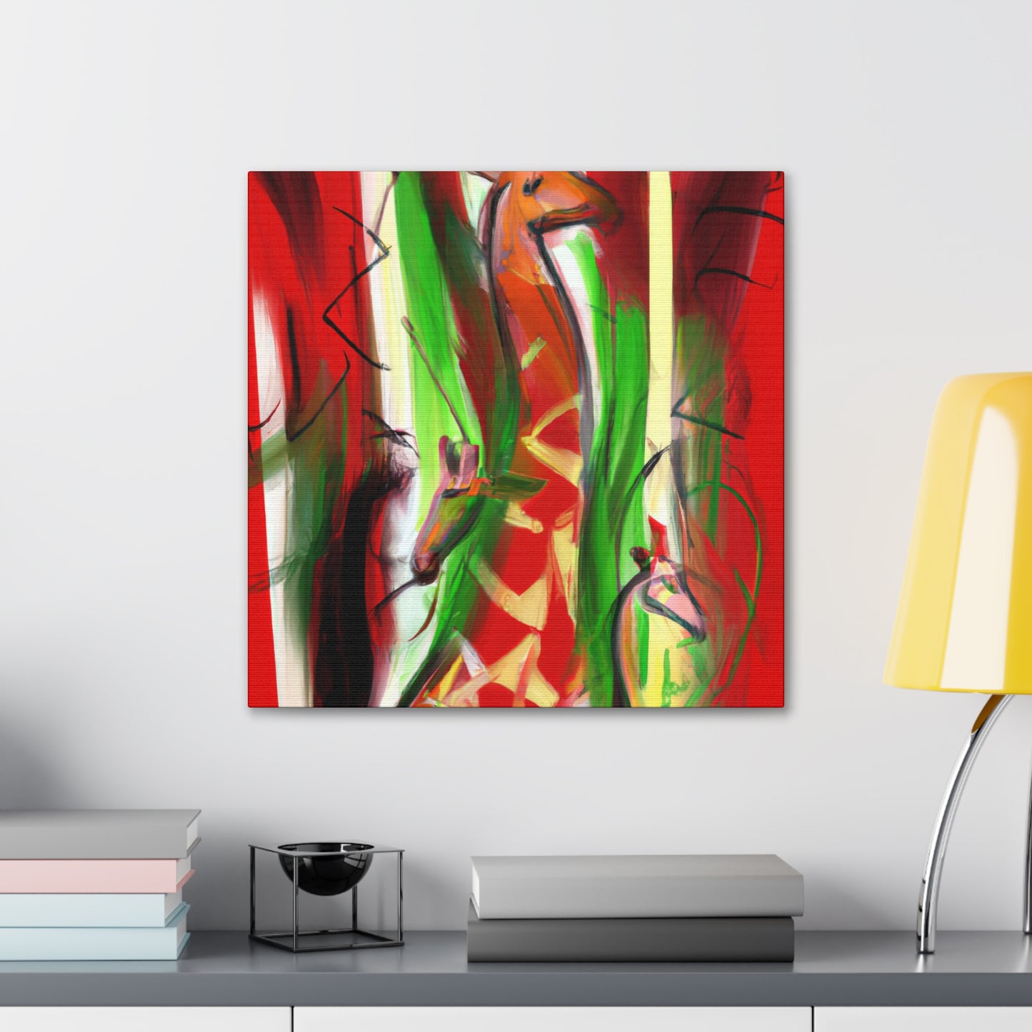 Giraffe in Expressionism - Canvas