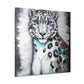 Snow Leopards Aflutter - Canvas