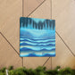 "Sonic Art Deco Wave" - Canvas