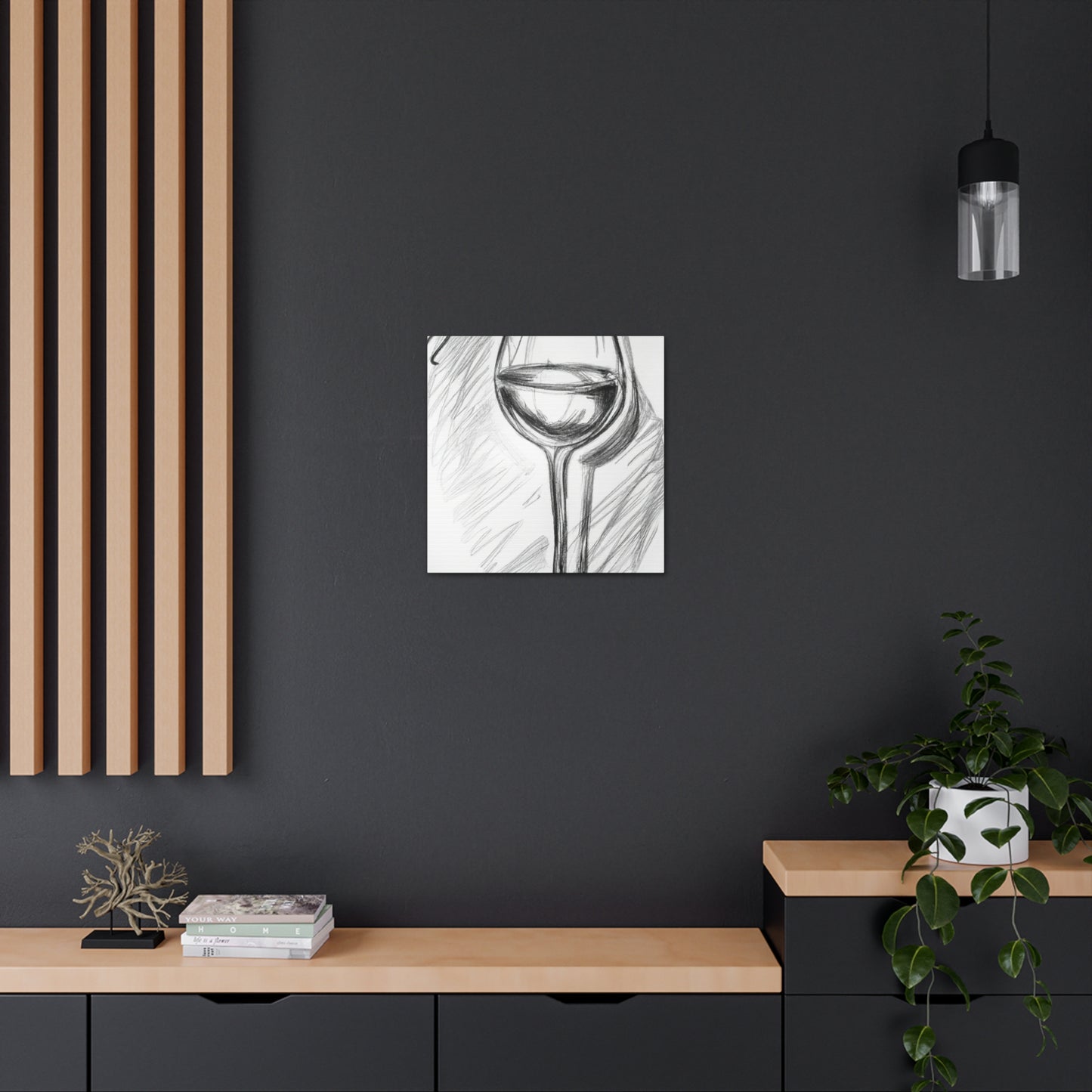 "Wine Glass Splendor" - Canvas