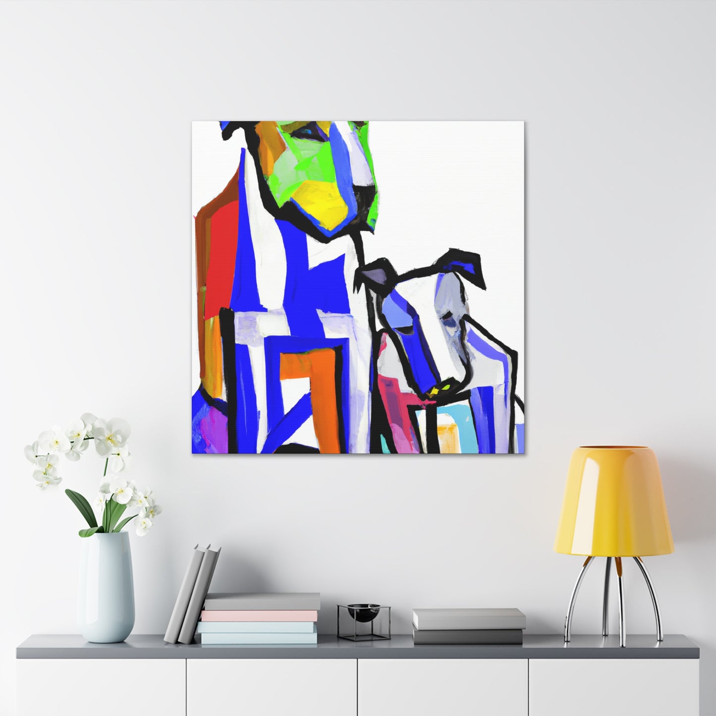 "Great Dane Expressionism" - Canvas