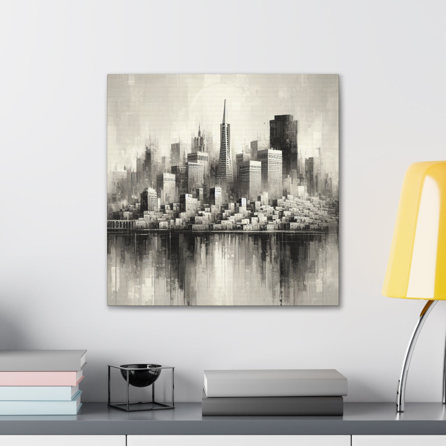 "Cityscape Serenade" - Canvas