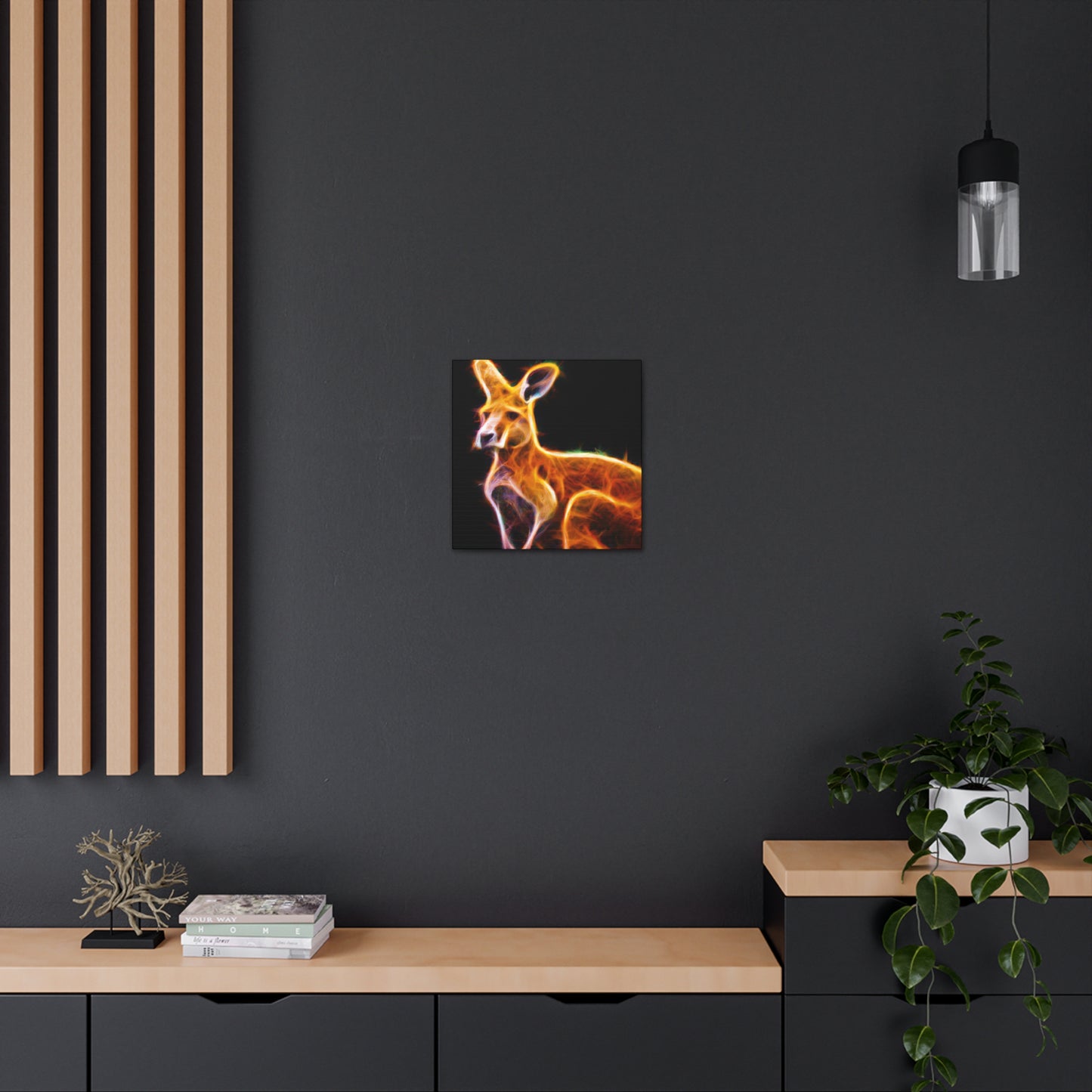 Kangaroo in Starlight - Canvas