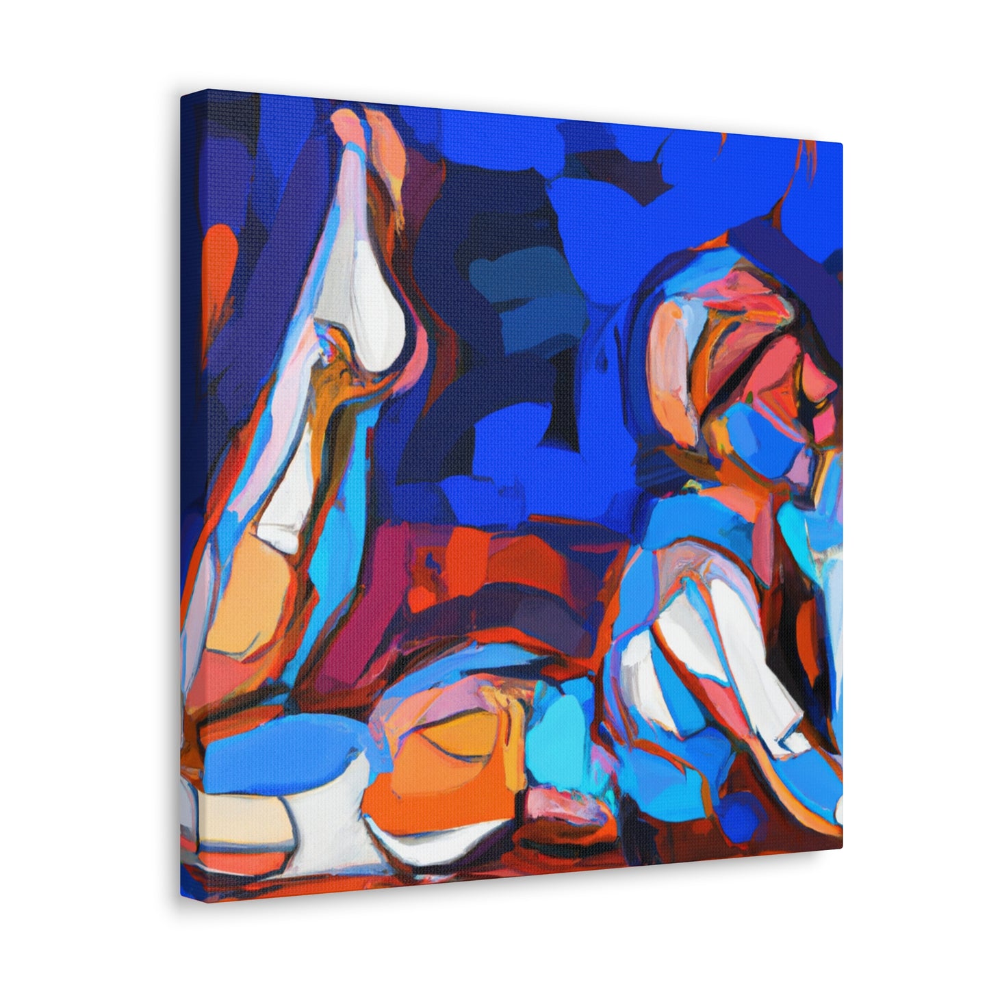 Yoga in Expressionism - Canvas