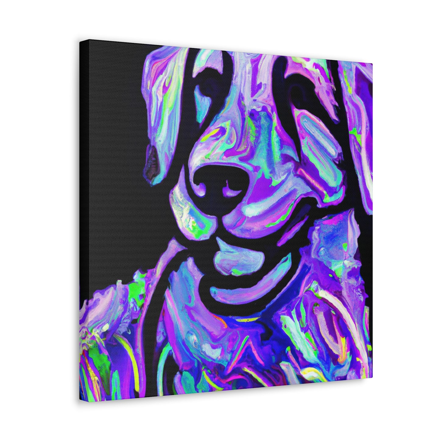 "Labrador in Expressionism" - Canvas