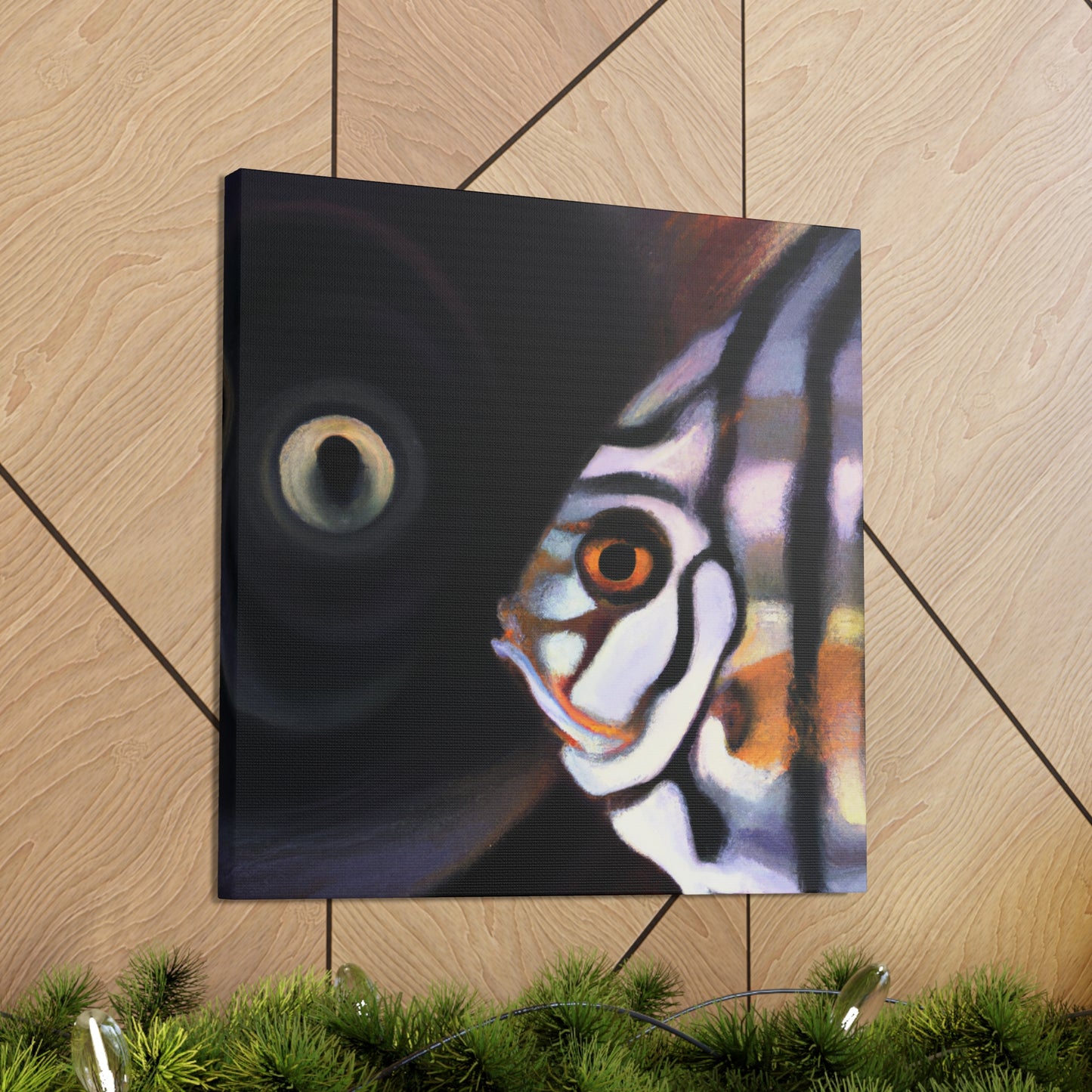 "Discus Dance in Light" - Canvas