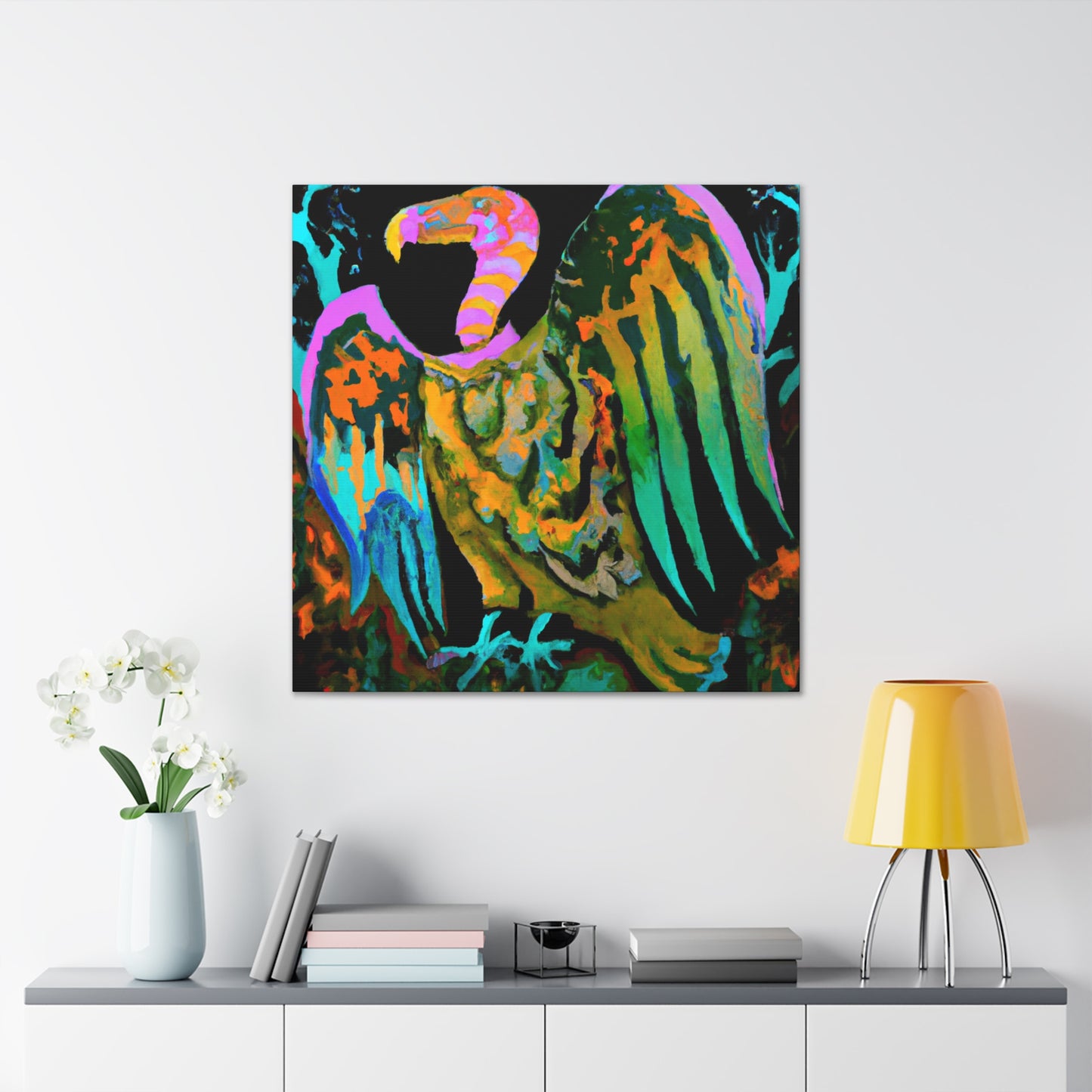 Vultures and Acanthus - Canvas