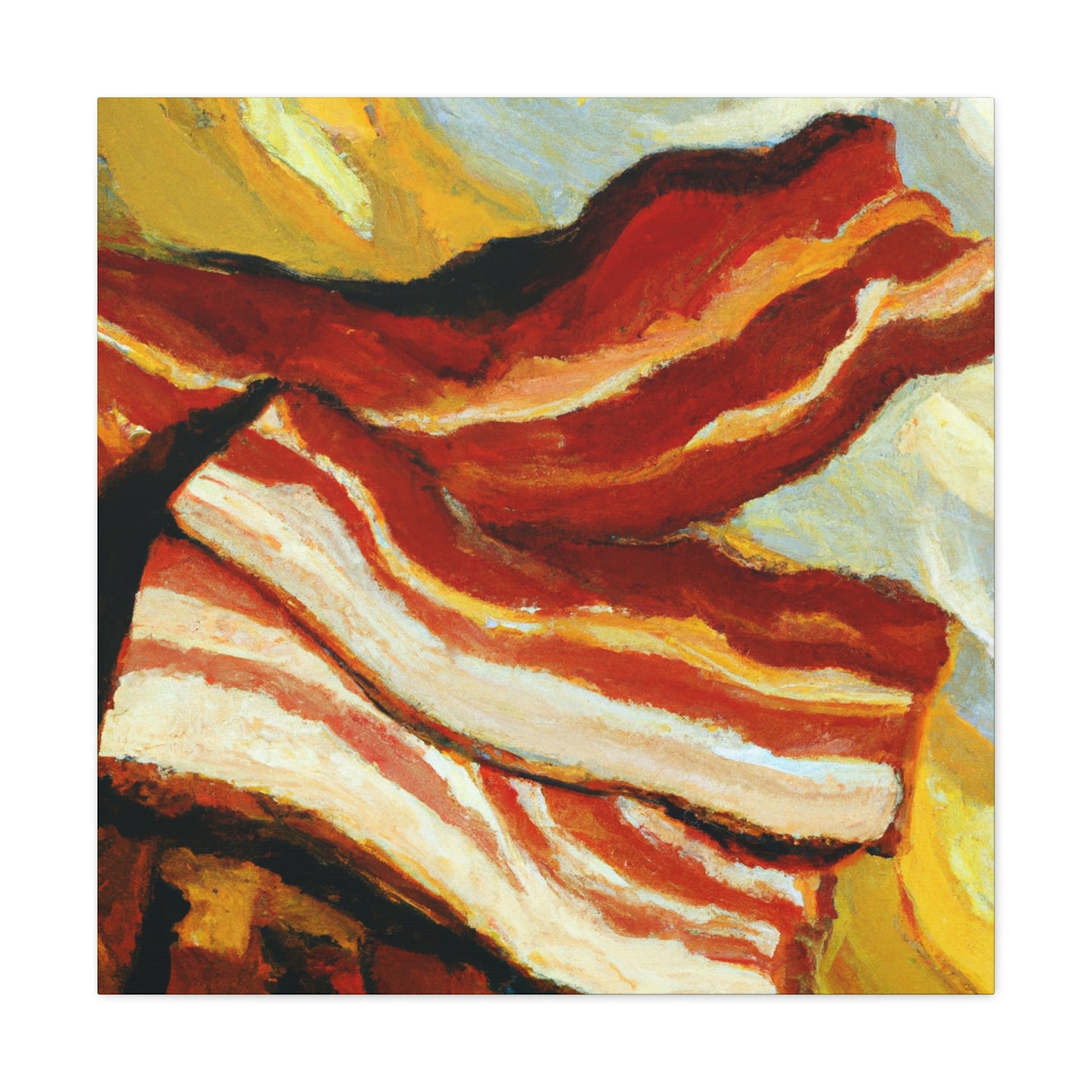 Bacon in the Garden - Canvas