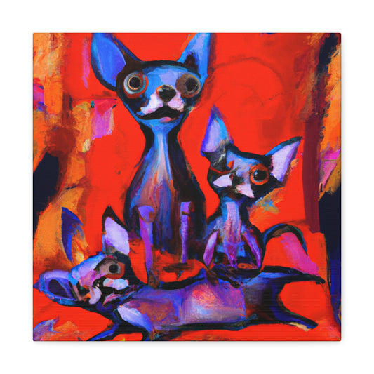 "Chihuahua Reimagined Surreal" - Canvas