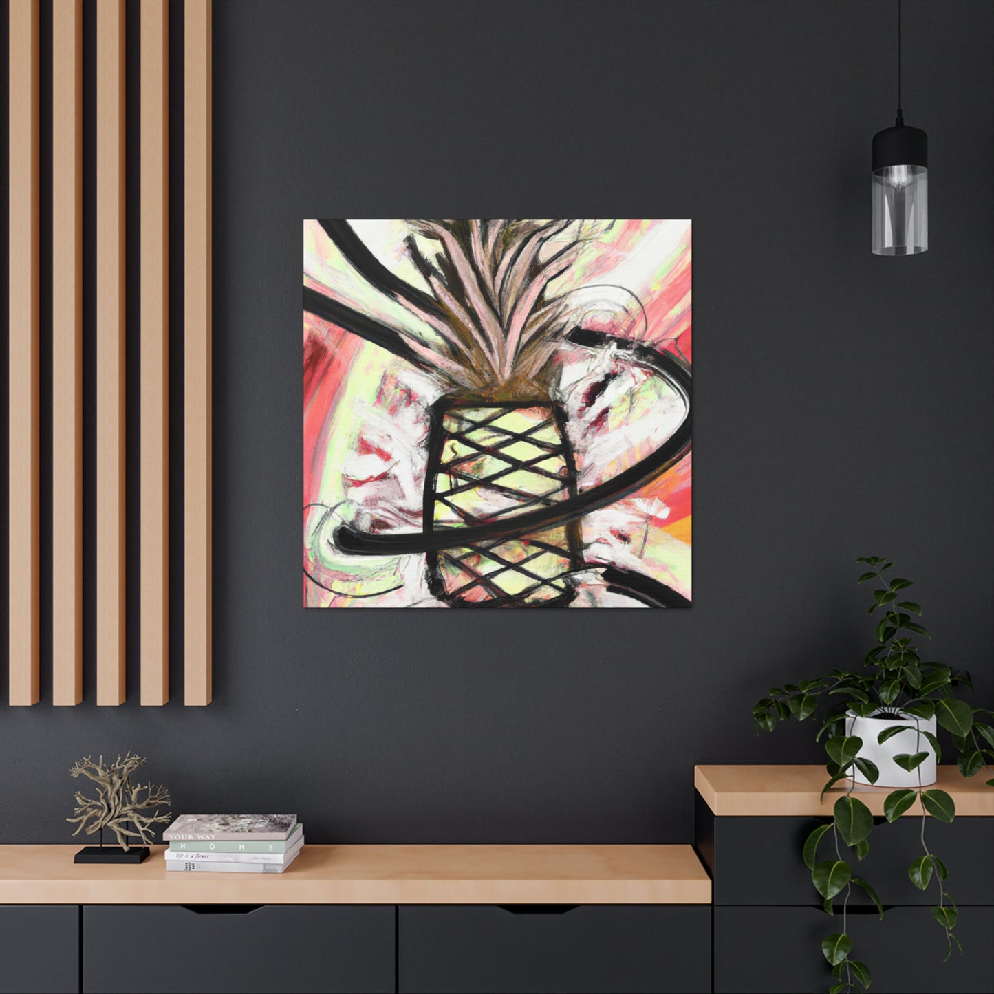 Pineapple Expressionistic Dream - Canvas