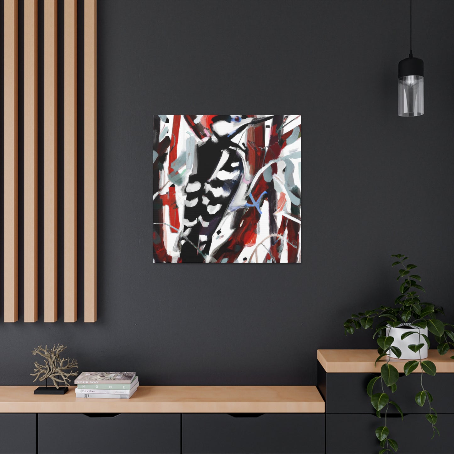 Downy Woodpecker Joy - Canvas