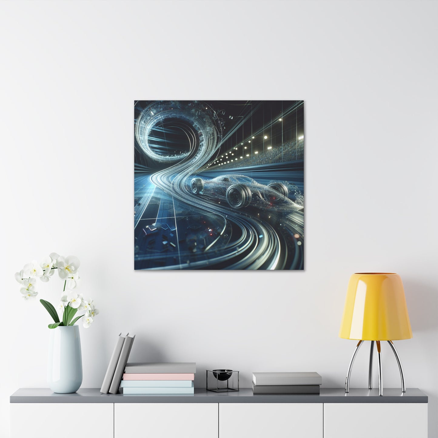 "Unbounded Speed Formations" - Canvas