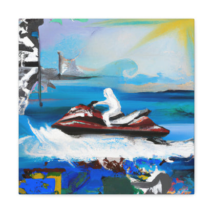 Jet Ski Urban Art - Canvas