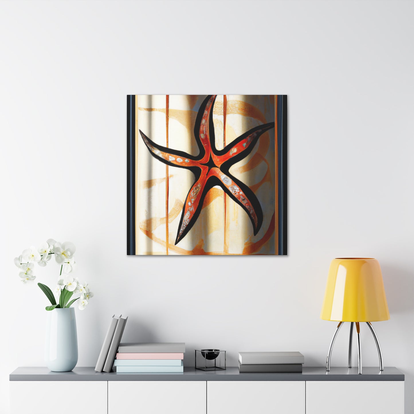 "Starfish at Sunset" - Canvas