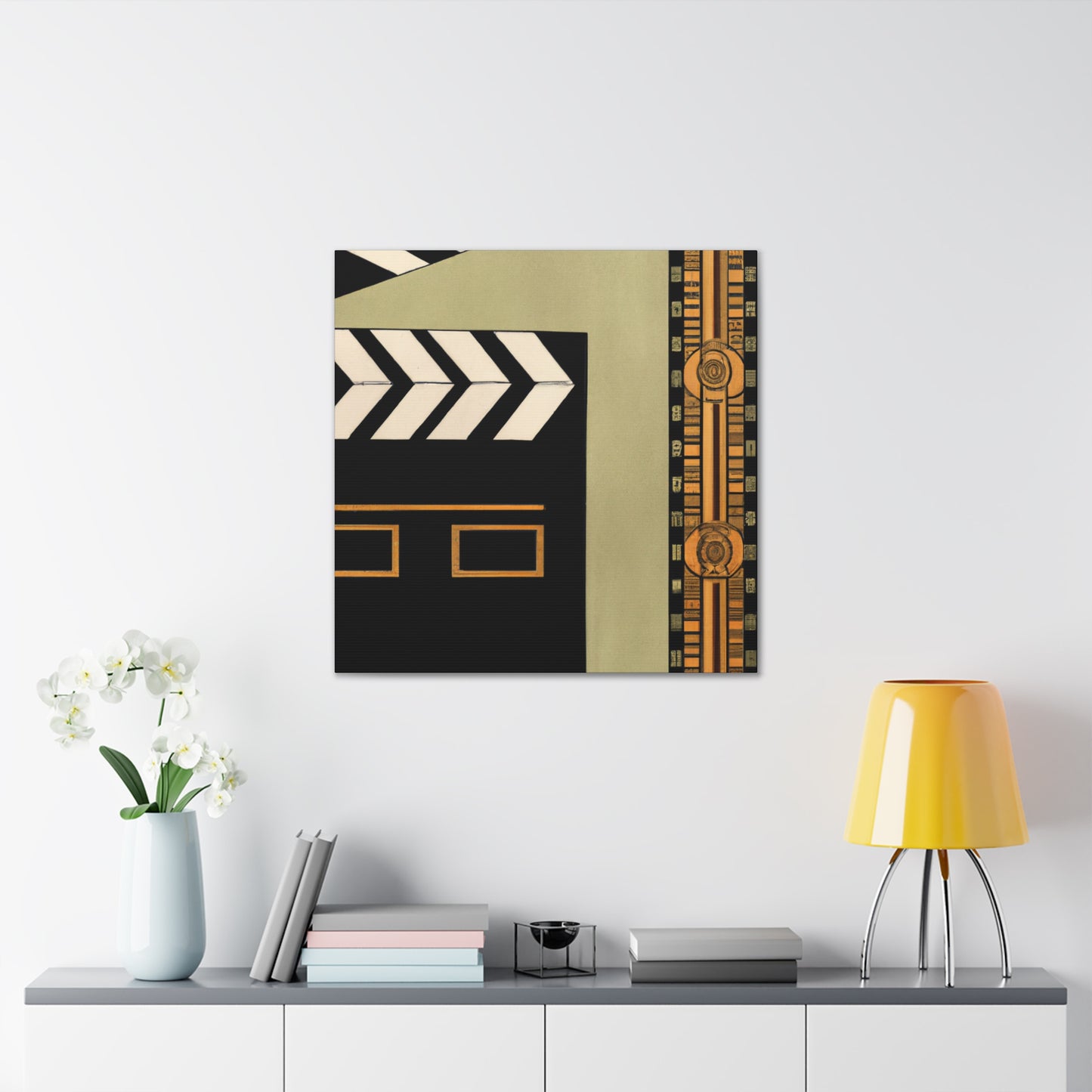 Starry Movie Clapboard - Canvas