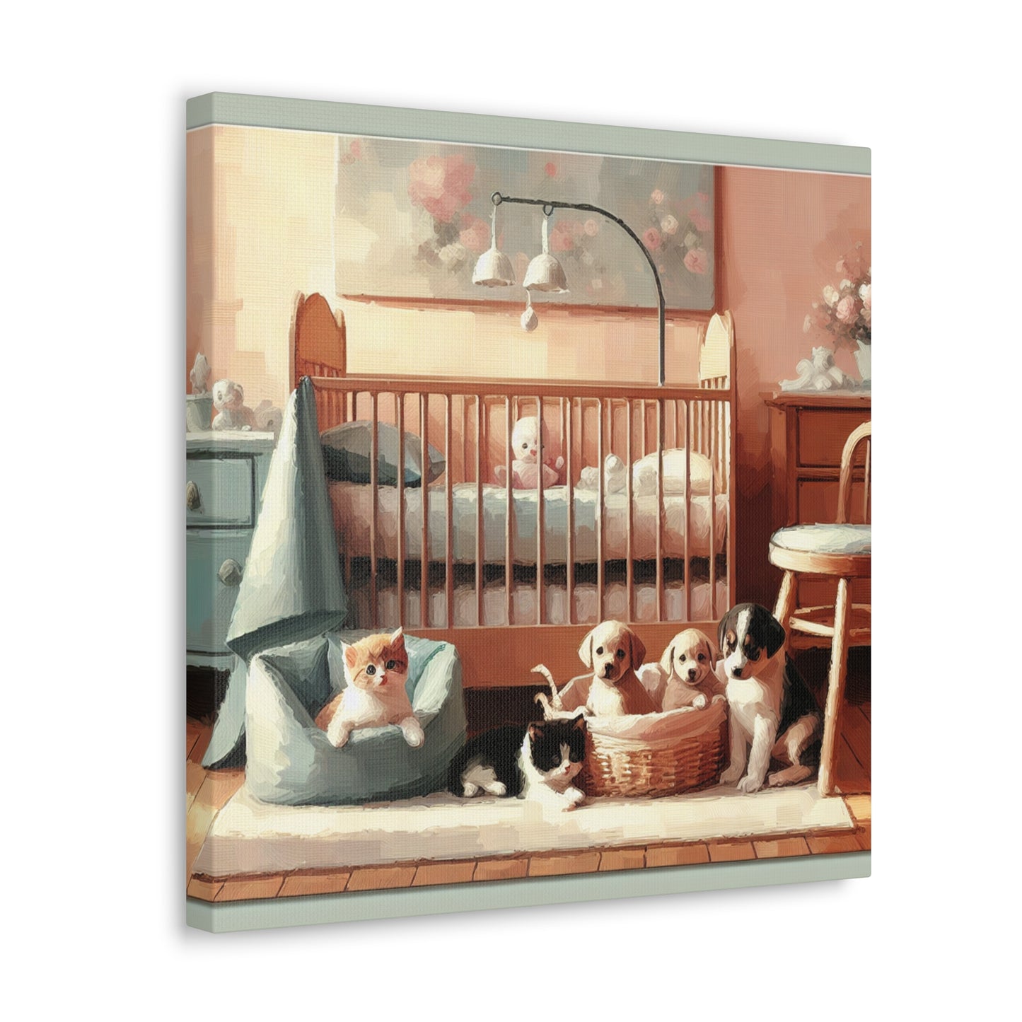 Furry Blissful Whimsy - Canvas