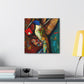 Hummingbird in Flight. - Canvas