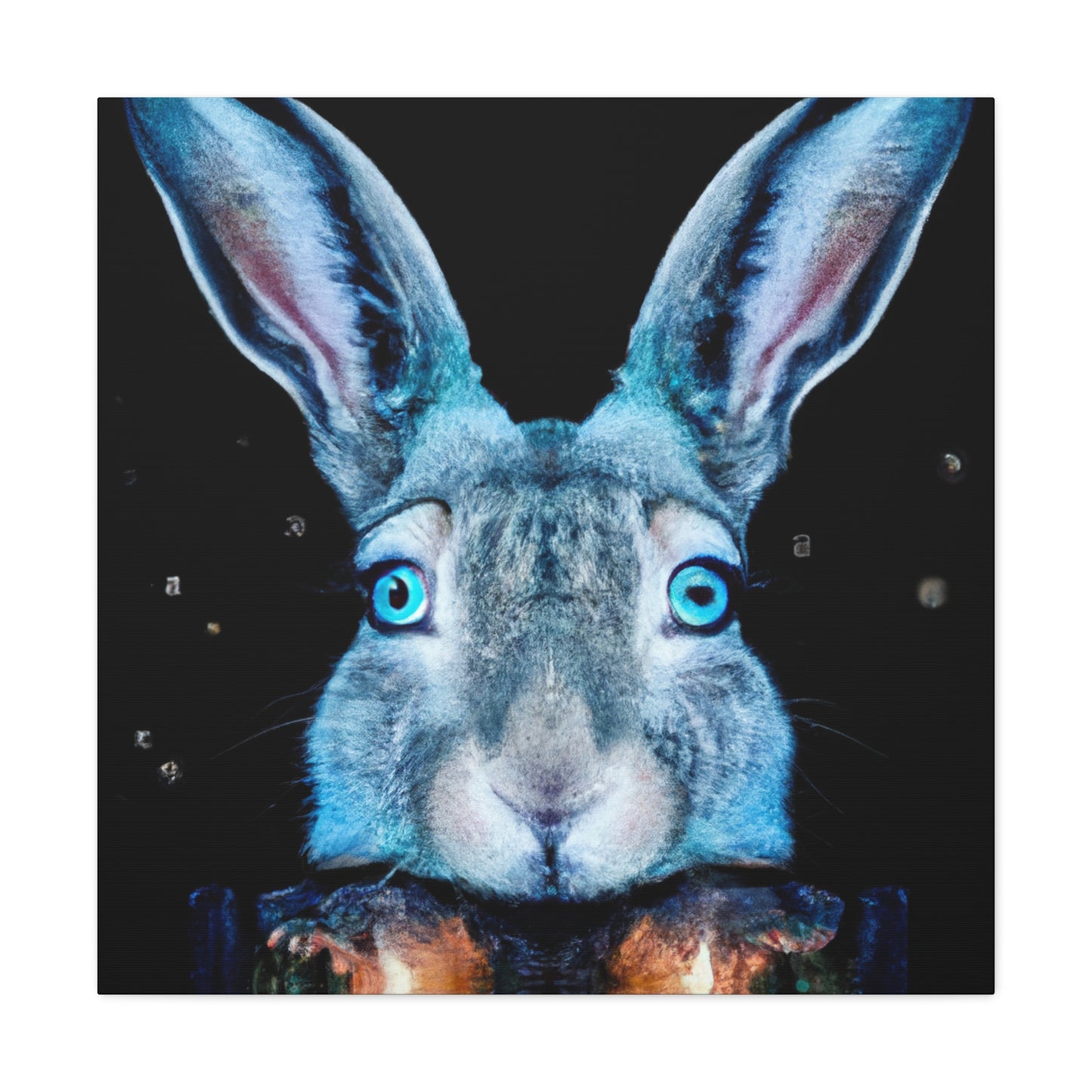 Jackrabbit in Digital Art - Canvas