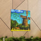 Windmill in Motion - Canvas