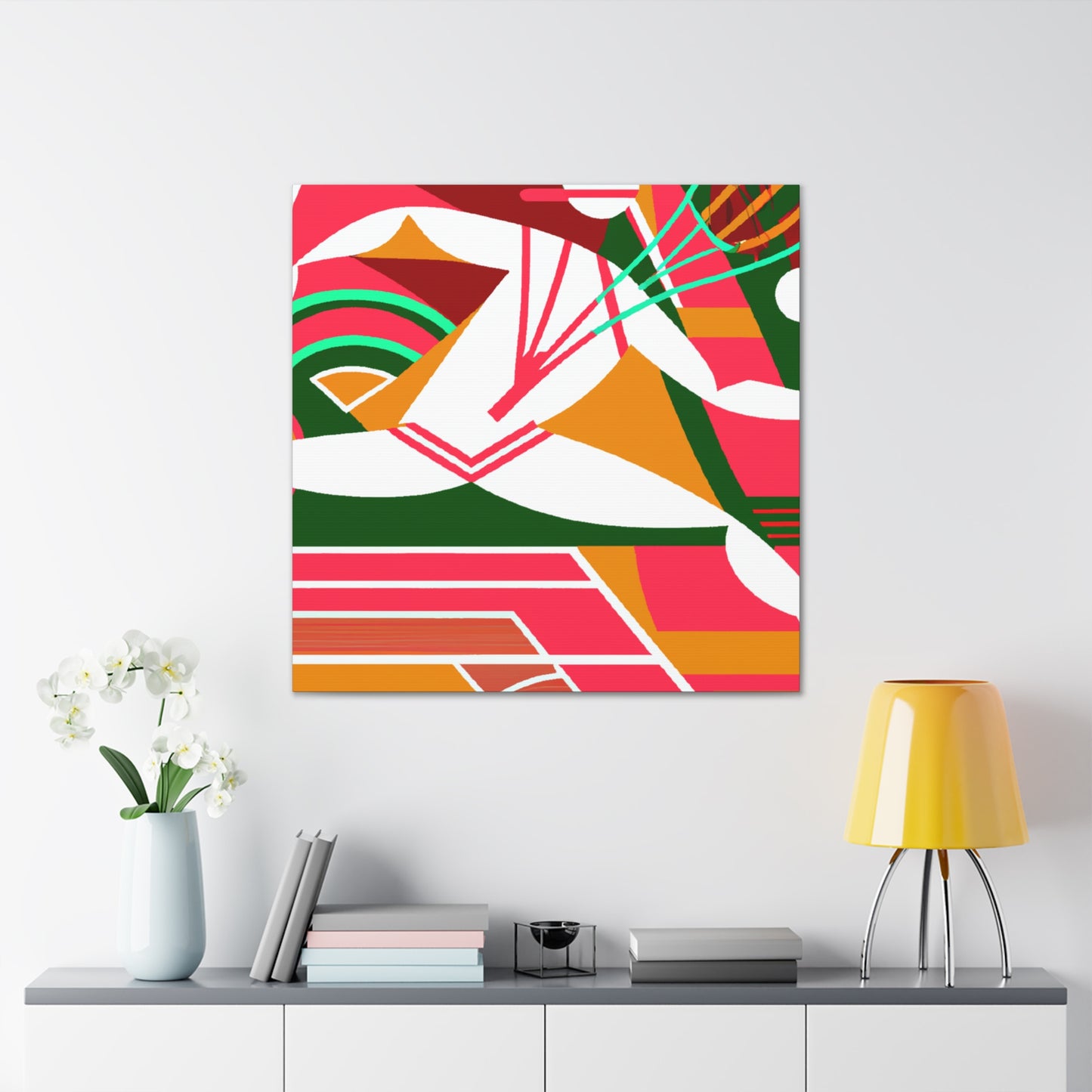 "Tennis in Art Deco" - Canvas