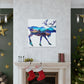 Elk in Art Deco - Canvas