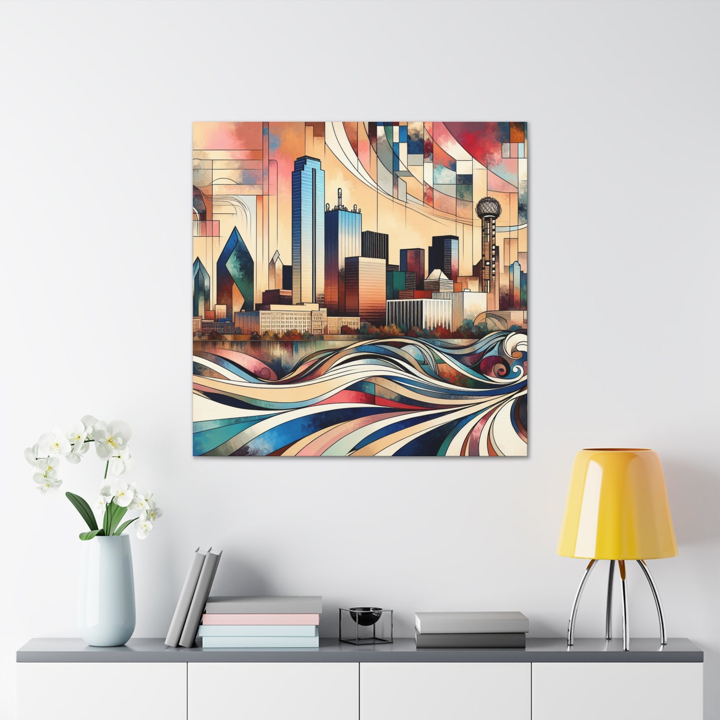 "Dallas Symphony of Contrasts" - Canvas