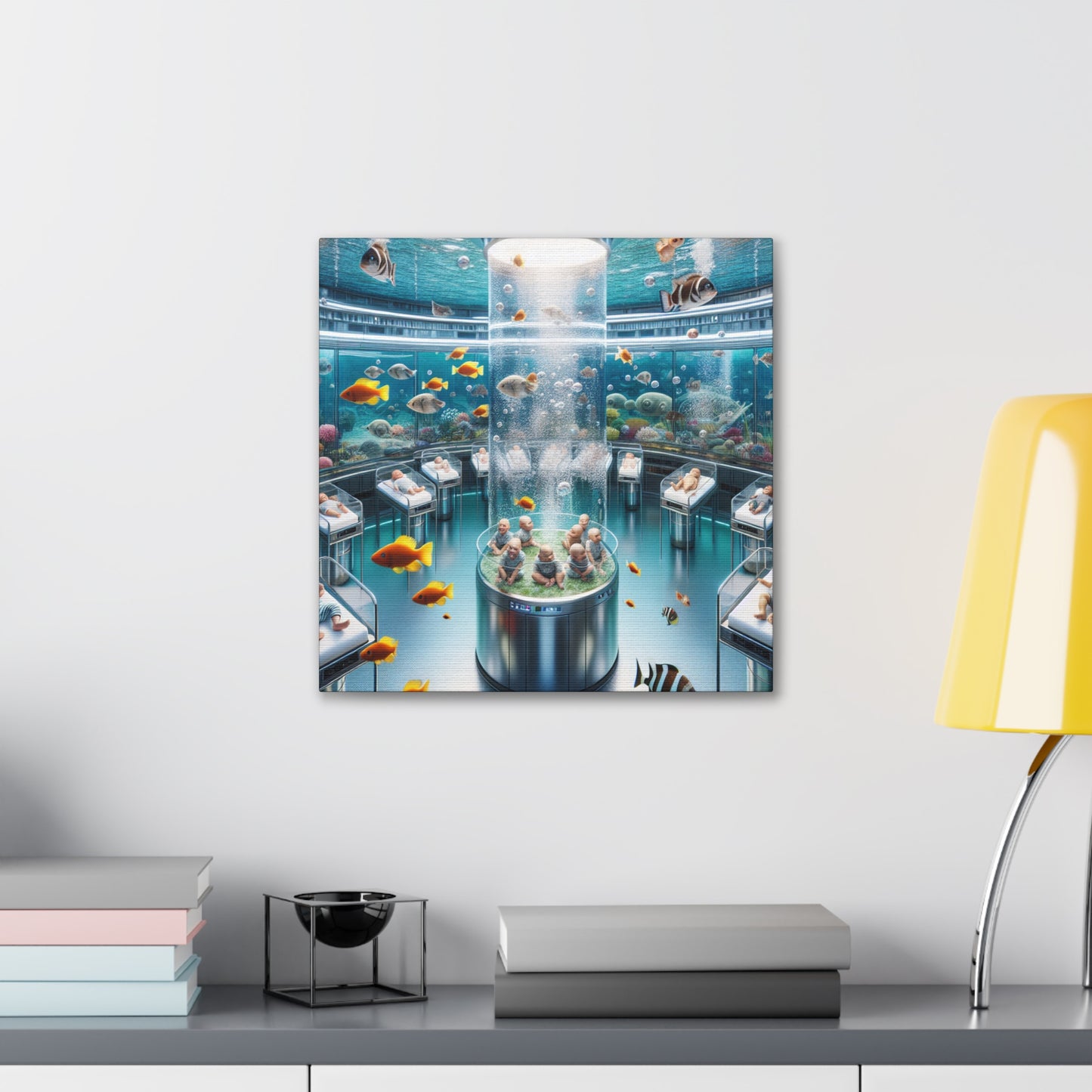 "Enchanting Aquatic Harmony" - Canvas