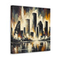 "Dynamic Urban Horizons" - Canvas