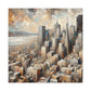 Foggy City Gravitation - Canvas