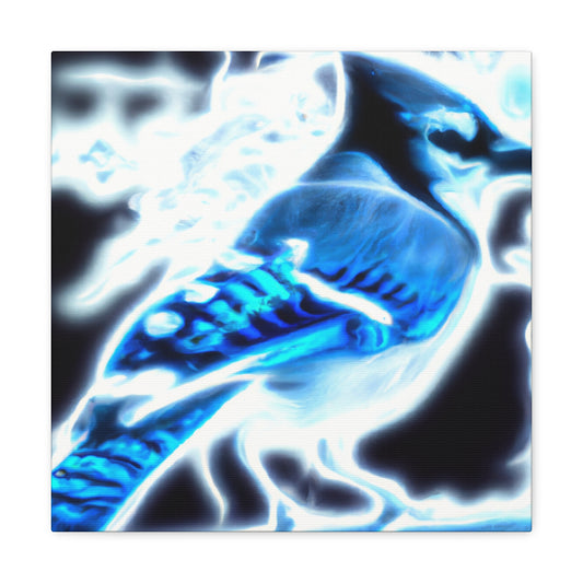 "Blue Jay's Surreal Dream" - Canvas