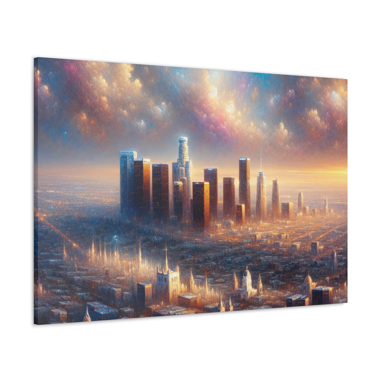 "City of Angels Resplendent" - Canvas