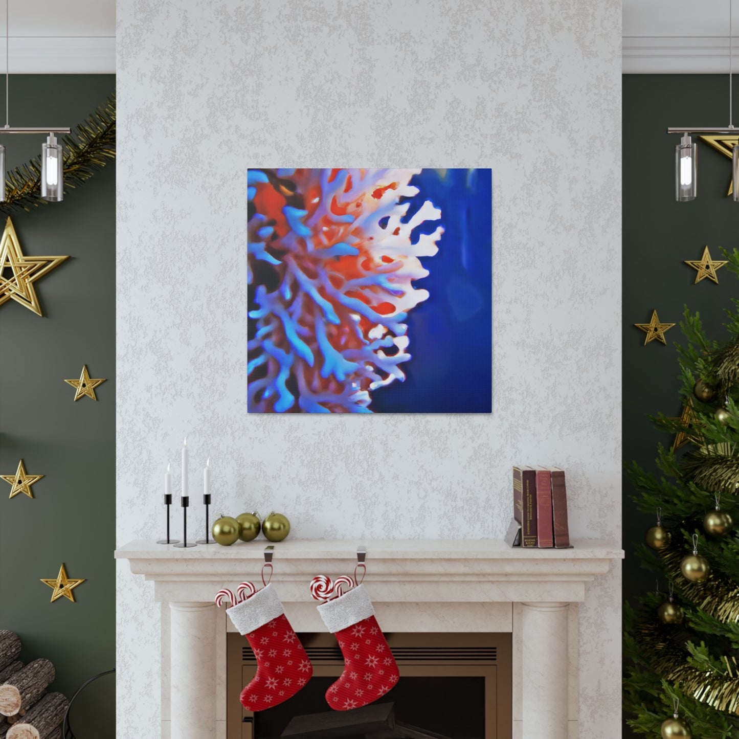 Coral Underwater Splendor - Canvas