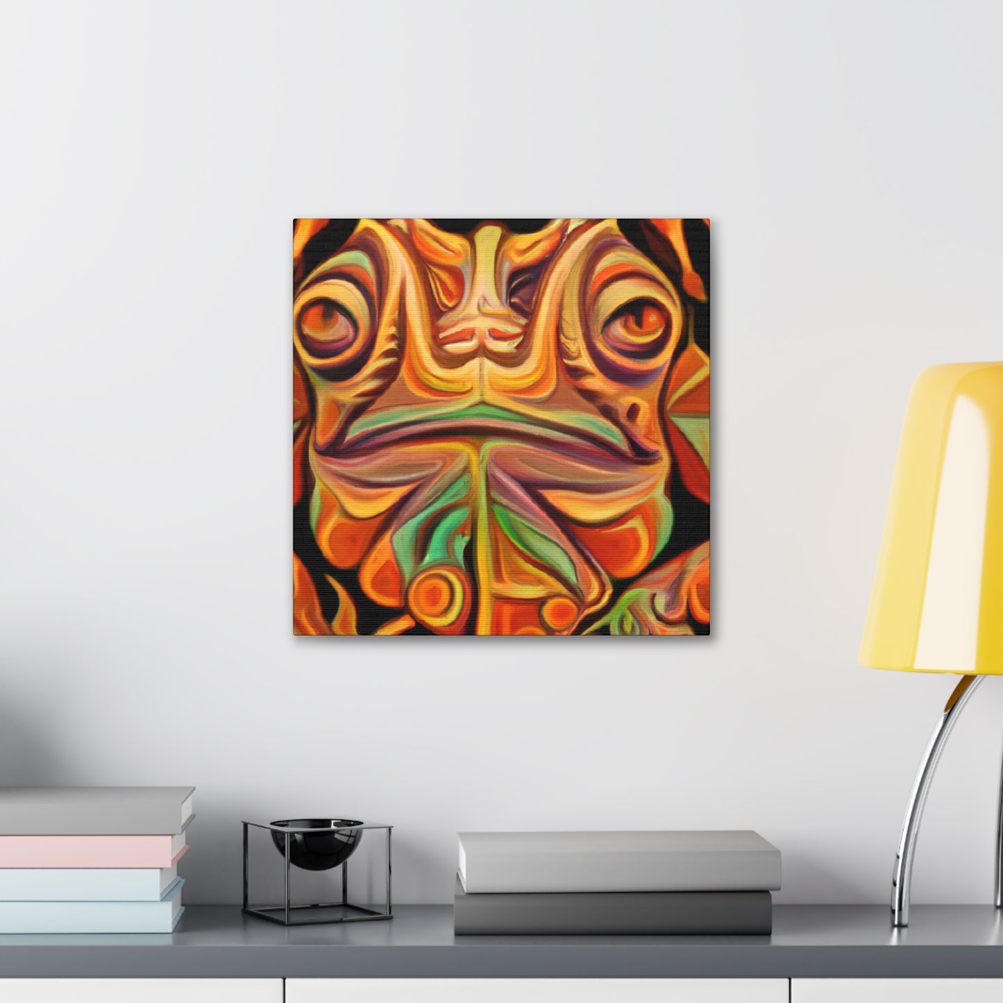 "Horned Lizard Monumental Deco" - Canvas