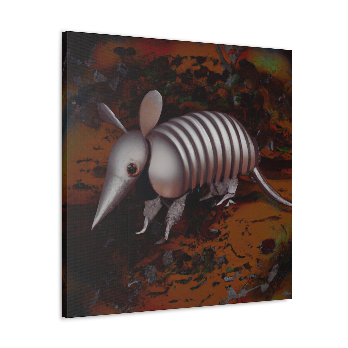 Armadillo In Sunset - Canvas