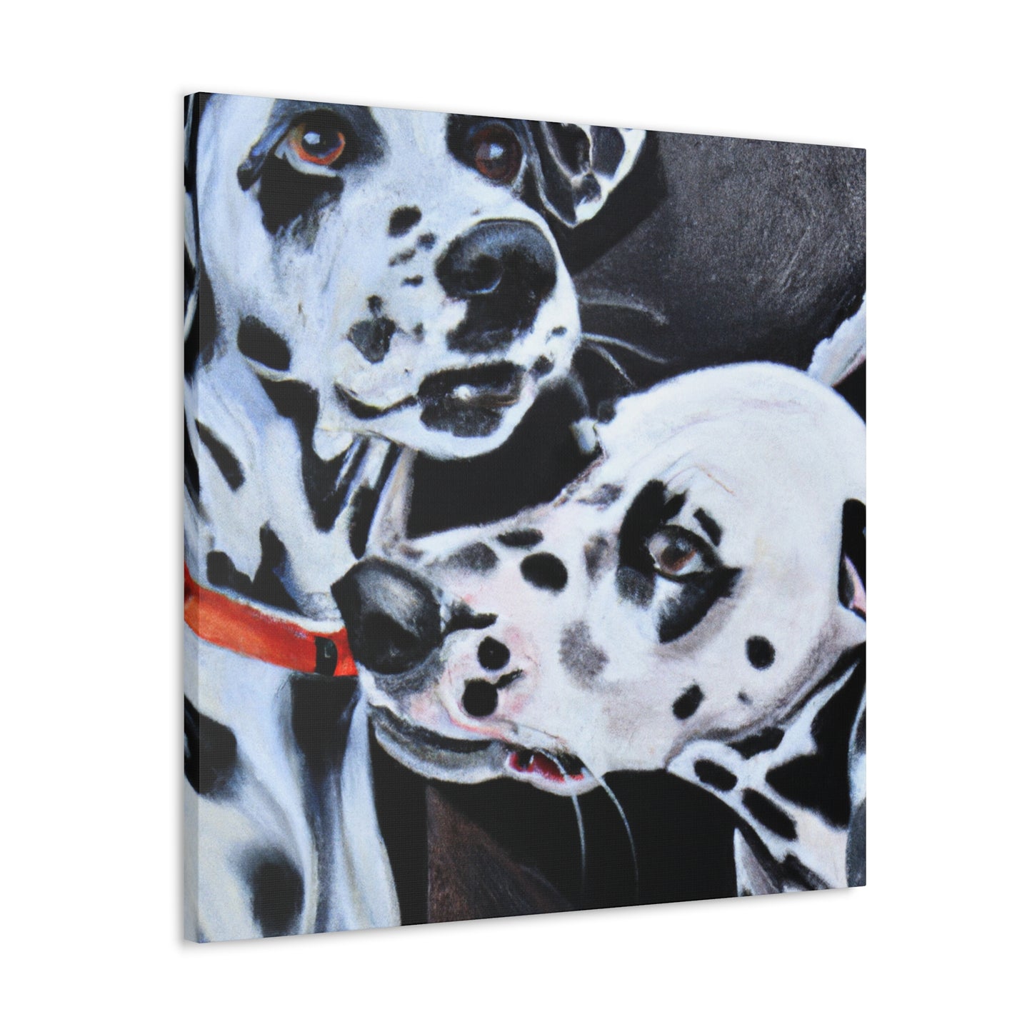 "Dalmatian on Canvas" - Canvas