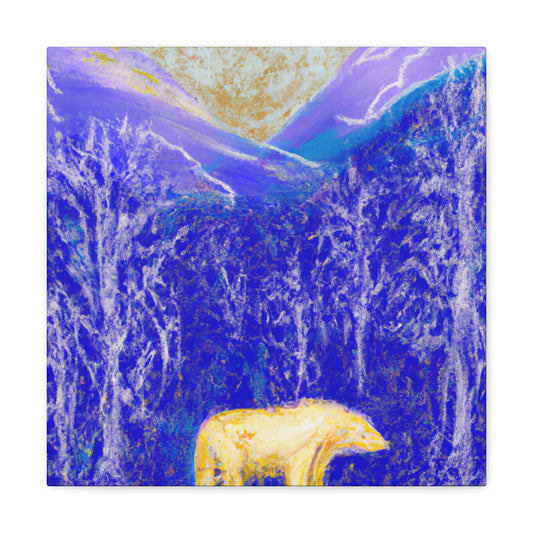 Bear in Impressionism - Canvas